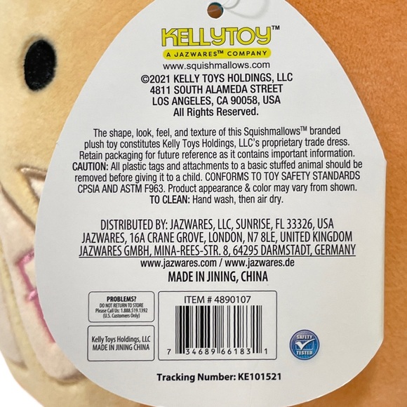 Squishmallows Official Kellytoy Orin Orange & Leticia Lemon BFF 4 EVER Plushies - Picture 7 of 11